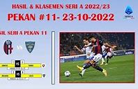 Klasemen Serie A 2022 Terbaru Hari Ini Live Score